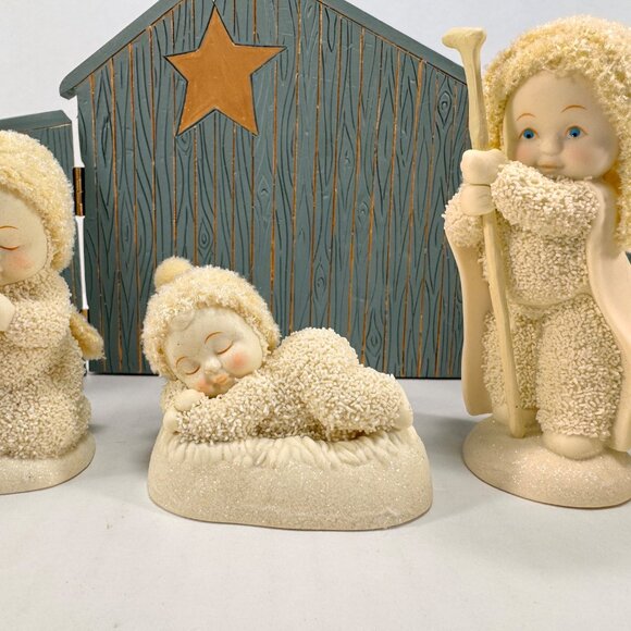 Snow Babies Department 56 Babies in Bethlehem Nativity Set - Picture 4 of 11